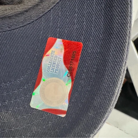 Navy Vintage Authentic Baseball Hat Cap - Picture 4 of 5